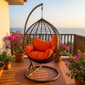 Outdoor Rattan Egg Chair